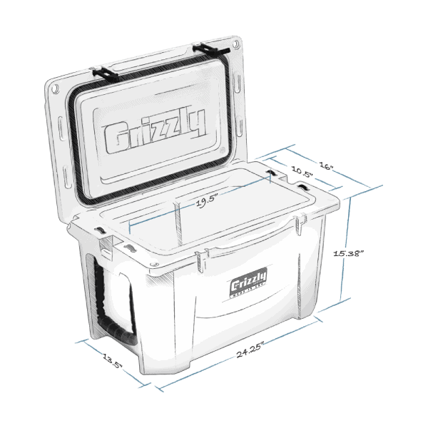 Grizzly Cooler Sizes, Capacity, and Dimensions Grizzly Coolers