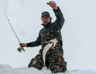 pro angler Matt Peters ice fishing tips