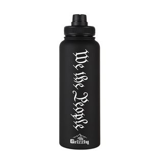 WE THE PEOPLE Grizzly 40oz Water Bottle - Black