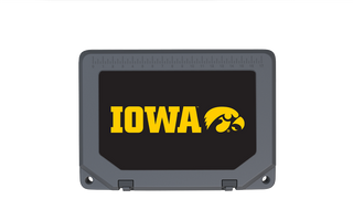 Grizzly 20, 45 or 60 with Iowa Hawkeyes adhesive base & lid graphics