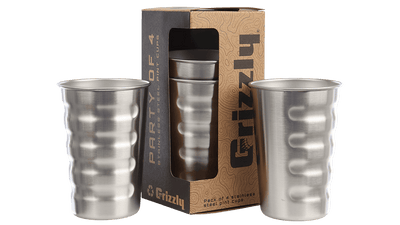 16 oz stainless steel cup pack of 4