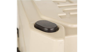 sliding feet accessory on hard sided cooler