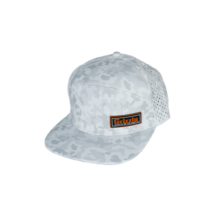 Grizzly Alpha Snow Camo Snapback Cap