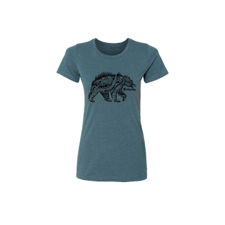 Ladies' Slim cut Grizzly Walking T-Shirt